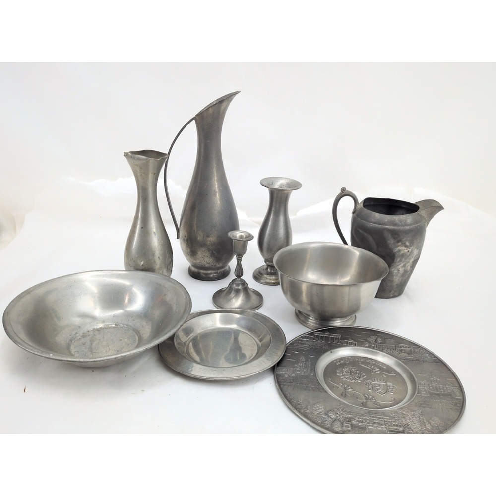 Scrap Pewter 8lb+ Casting Reloading Metal Craft Jewelry Fishing Bullet Ammo Lot